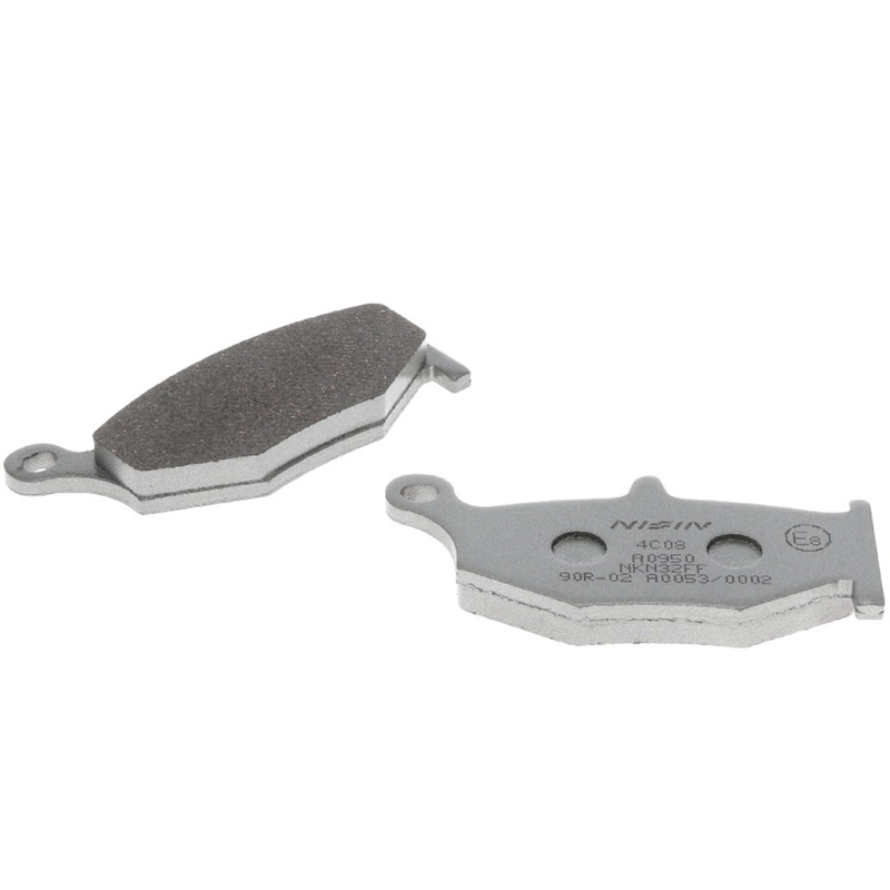 Plaquettes de frein NISSIN semi-métalliques 89,2 x 40,6 x 10 mm (2 unités)