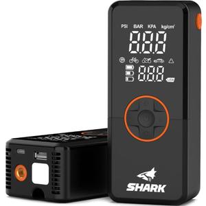Compresseur de batterie avec batterie externe SHARK BP-150 noir