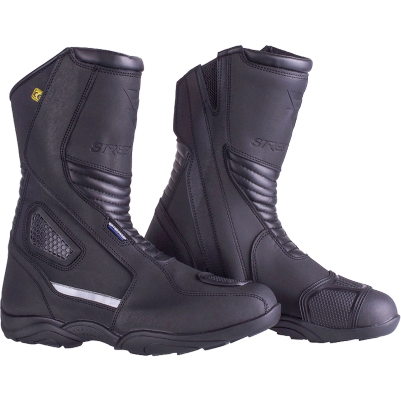 Bottes de moto Street Racer Mevric noires 2 - II. qualité