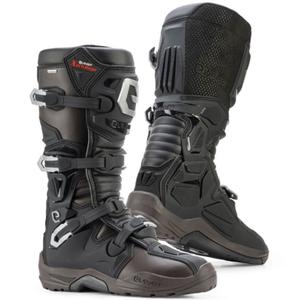 Bottes moto Eleveit X PRIVILEGE WP ENDURO noir-marron