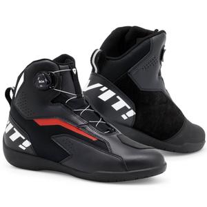 Bottes de moto Revit Jetspeed Pro noires et rouges