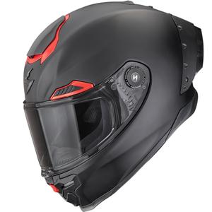 Casque intégral de moto Scorpion EXO-RACE Air Solid FIM2 noir mat-rouge