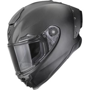 Casque intégral de moto Scorpion EXO-RACE Air Solid FIM2 noir nacré mat