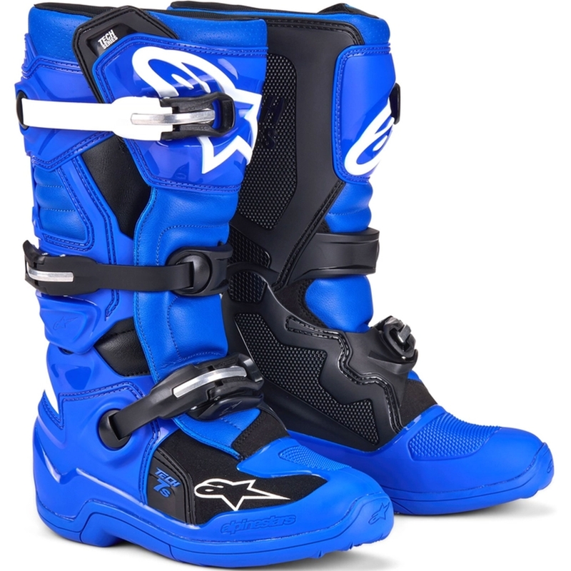 Bottes moto enfant Alpinestars Tech 7 S bleu-blanc-noir