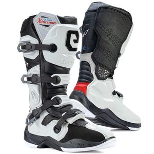 Bottes de moto Eleveit X-Tarmac noir et blanc