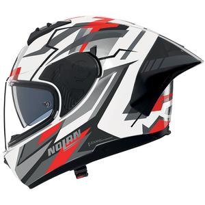 Casque intégral de moto Nolan N60-6 Sport Corsa 356 blanc-gris-noir