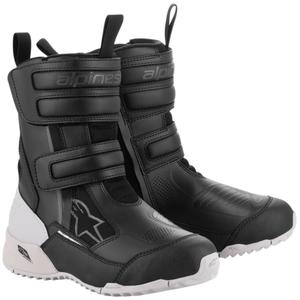 Bottes de moto pour femmes Alpinestars Stella RT-7 Drystar noires et blanches