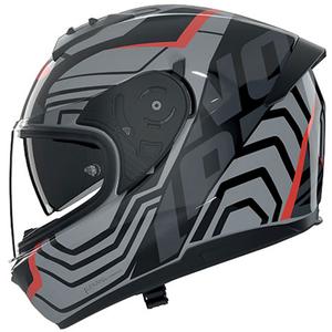 Casque intégral de moto Nolan N60-6 Eclettico 351 gris-noir-rouge