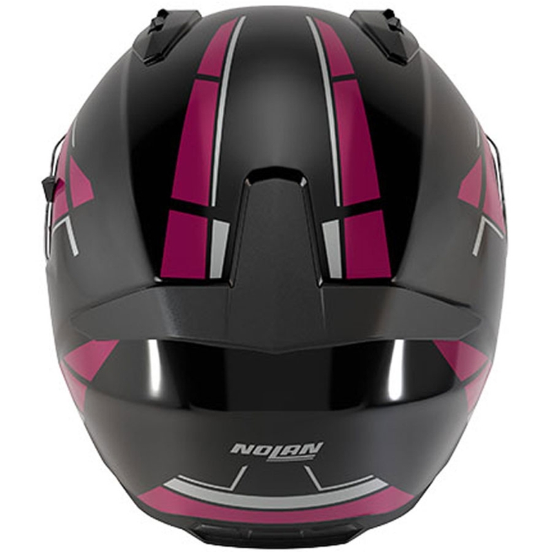 Casque intégral de moto Nolan N60-6 Sincrono 354 noir-rose