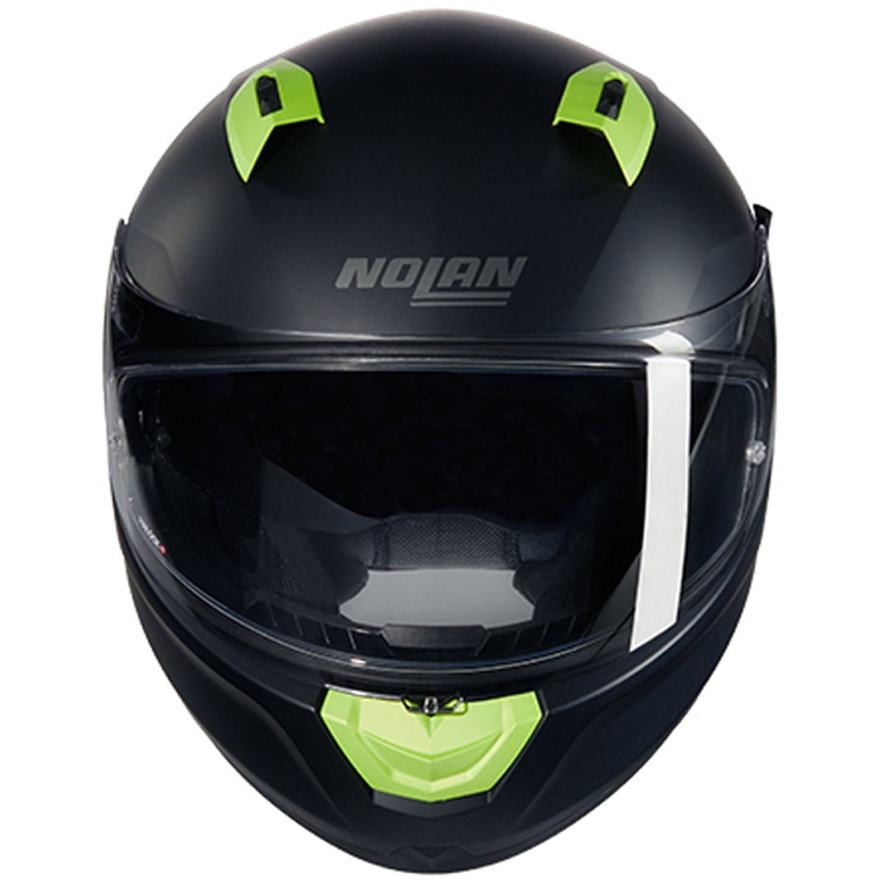 Casque intégral de moto Nolan N60-6 Classico Nobile noir-vert mat