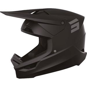 Casque Motocross Shot Furious Solid Black