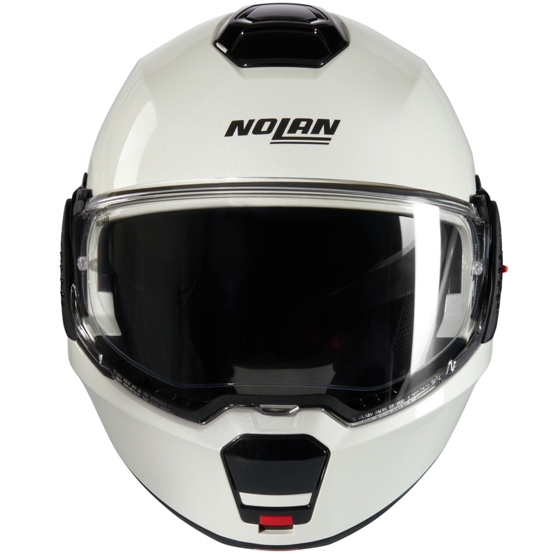 Casque de moto modulable Nolan N120-1 Classico Nobile N-COM 320 blanc