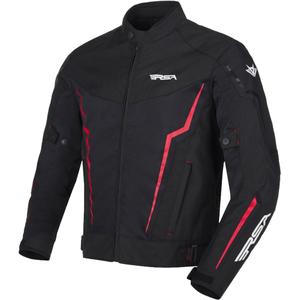 Veste de moto RSA Bolt noir-blanc-rouge