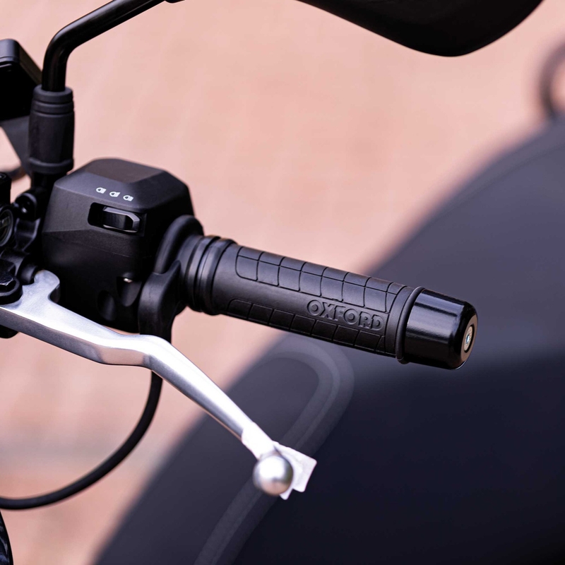 Poignées chauffantes Oxford Hotgrips Advanced Courier noires