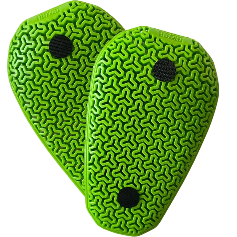 Genouillères de moto PMJ B-SOFT unisexe vertes soldes