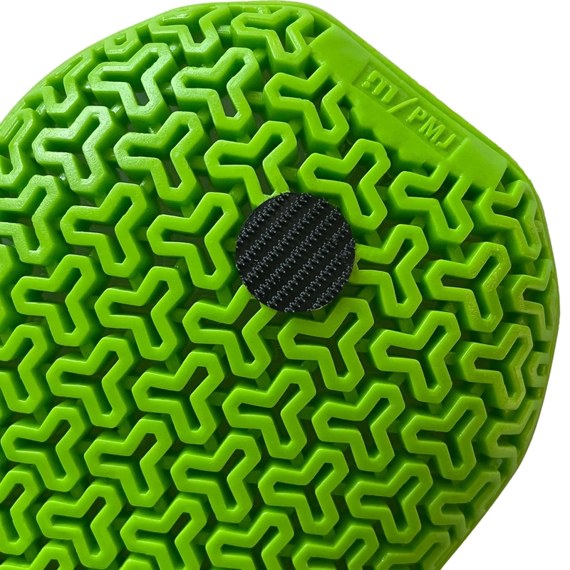 Genouillères de moto PMJ B-SOFT unisexe vertes soldes