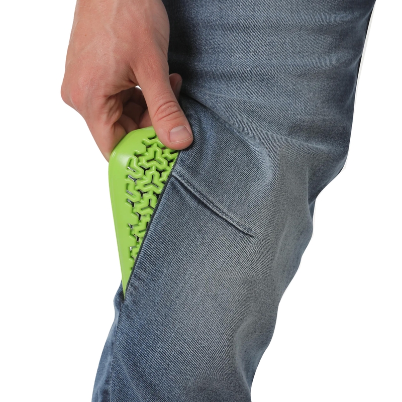 Genouillères de moto PMJ B-SOFT unisexe vertes soldes