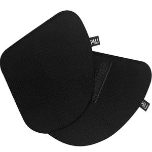 Protections de hanches pour moto PMJ Zero Shock en caoutchouc noir