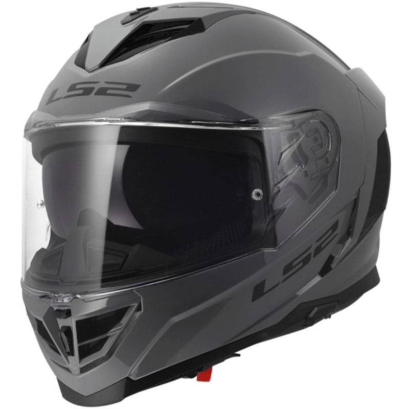 Casque intégral moto LS2 FF818 Storm III Gris brillant uni