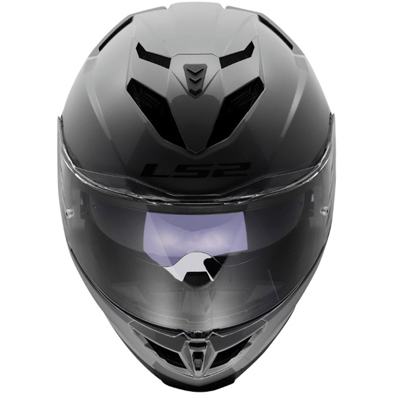 Casque intégral moto LS2 FF818 Storm III Gris brillant uni