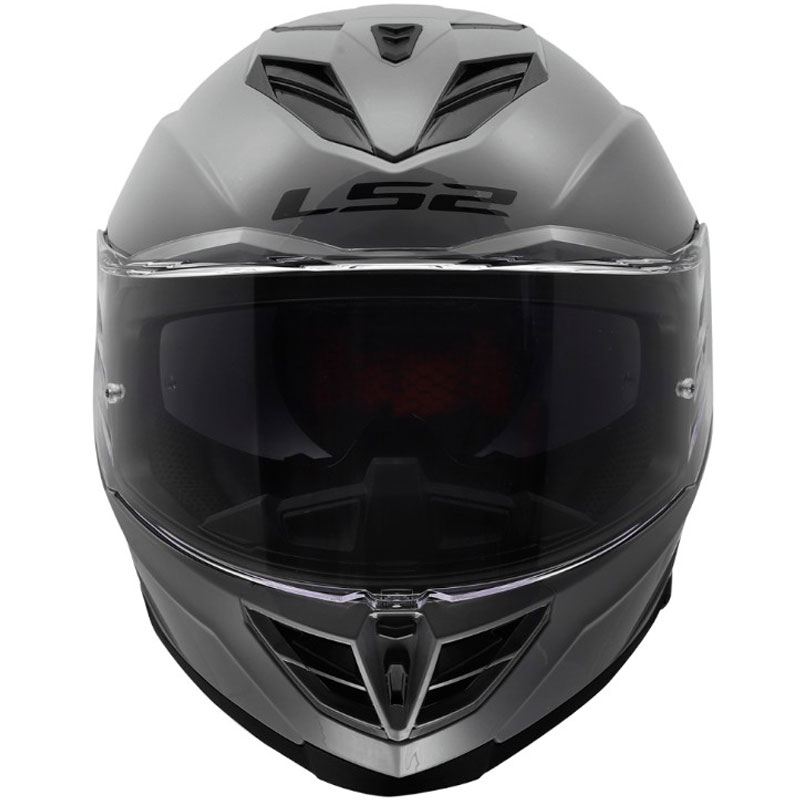 Casque intégral moto LS2 FF818 Storm III Gris brillant uni