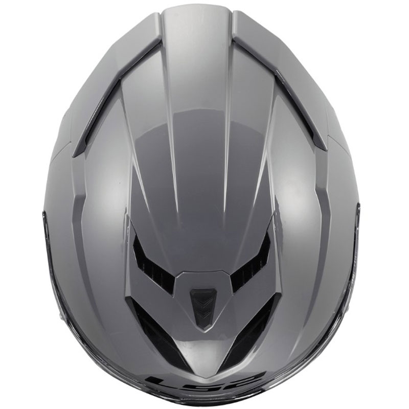 Casque intégral moto LS2 FF818 Storm III Gris brillant uni