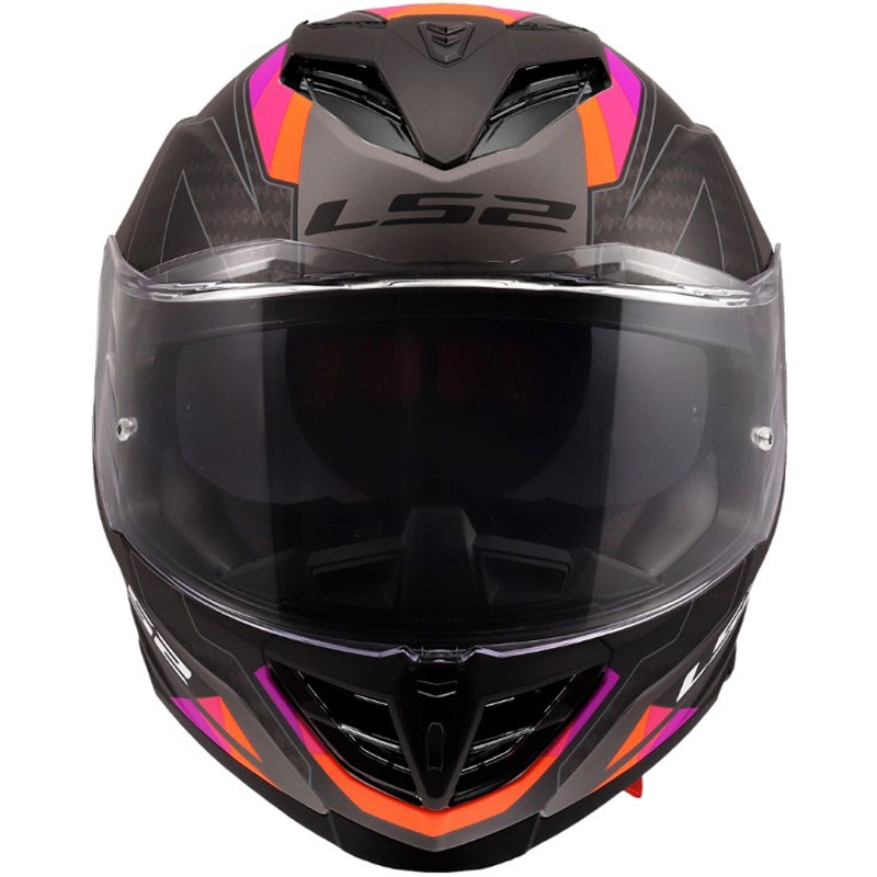 Casque intégral de moto LS2 FF818 Storm III Sports gris-violet mat