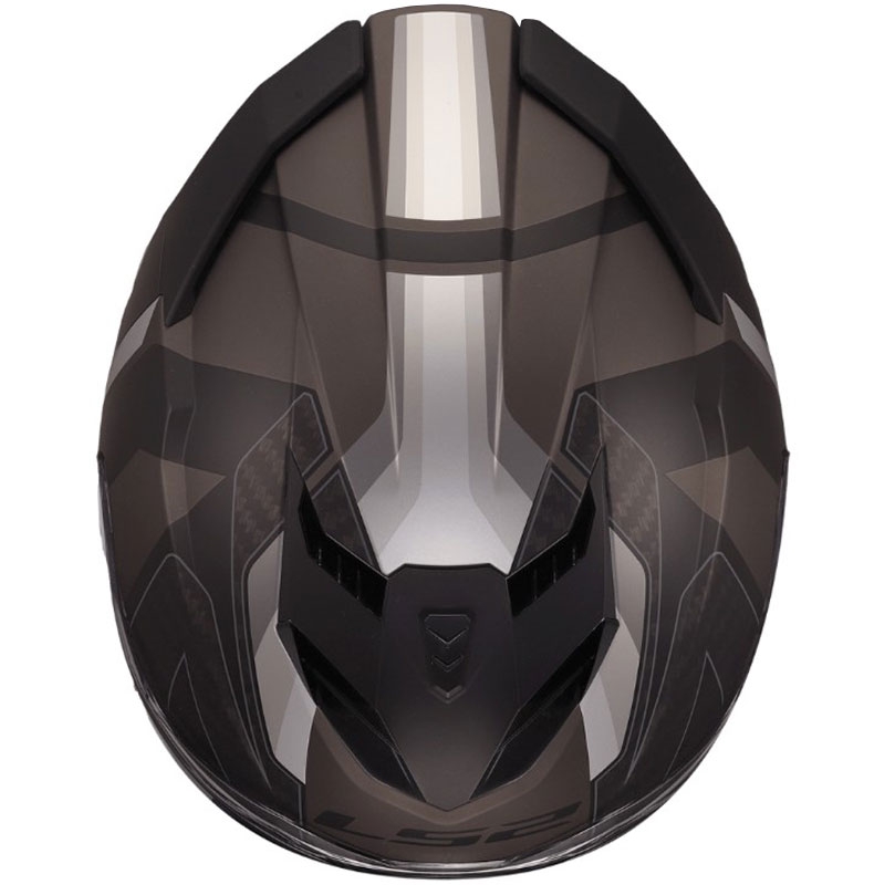 Casque intégral de moto LS2 FF818 Storm III Sports noir-gris mat