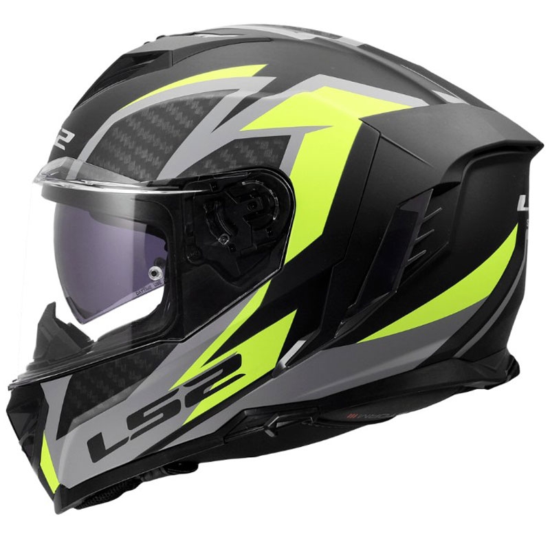 Casque intégral de moto LS2 FF818 Storm III Dynamo noir-jaune