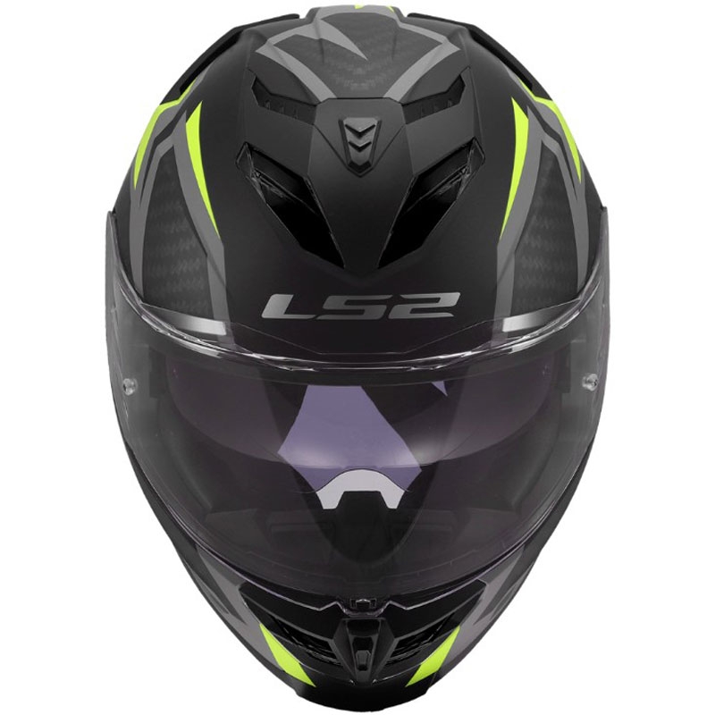 Casque intégral de moto LS2 FF818 Storm III Dynamo noir-jaune