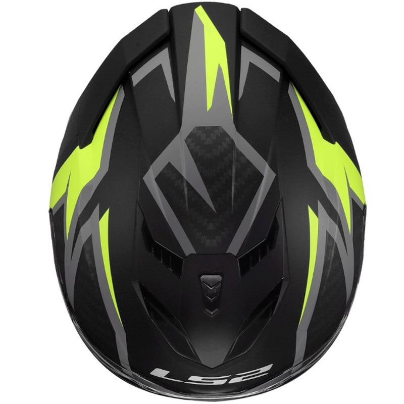 Casque intégral de moto LS2 FF818 Storm III Dynamo noir-jaune