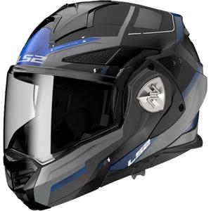 Casque moto modulable LS2 FF901 Advant X Spectrum noir-bleu-titane