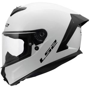 Casque intégral de moto LS2 FF820 Rapid III Blanc brillant uni