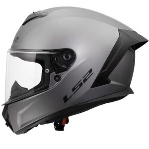 Casque intégral moto LS2 FF820 Rapid III Solid en titane mat