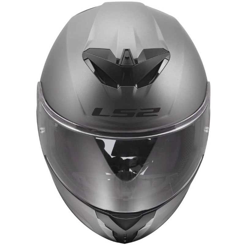 Casque intégral moto LS2 FF820 Rapid III Solid en titane mat
