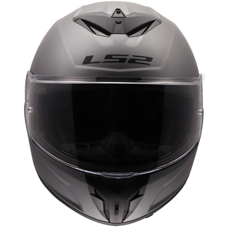 Casque intégral moto LS2 FF820 Rapid III Solid en titane mat