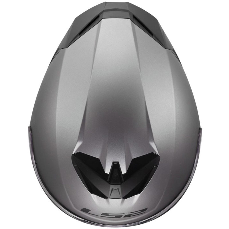 Casque intégral moto LS2 FF820 Rapid III Solid en titane mat