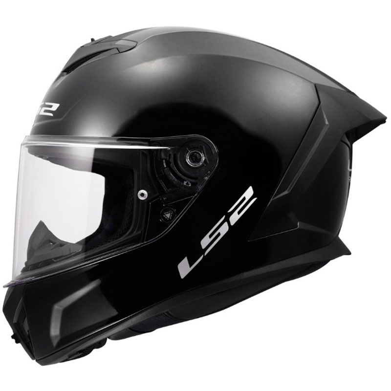 Casque intégral de moto LS2 FF820 Rapid III Noir brillant uni
