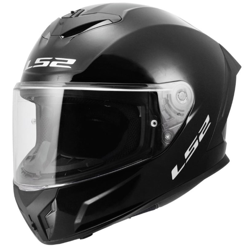 Casque intégral de moto LS2 FF820 Rapid III Noir brillant uni