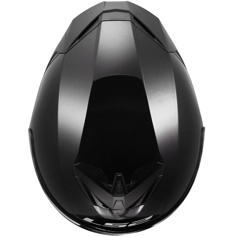 Casque intégral de moto LS2 FF820 Rapid III Noir brillant uni