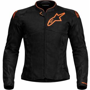 Blouson moto Alpinestars Viper Air V4 noir-rouge fluo