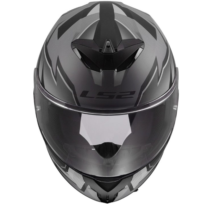 Casque intégral de moto LS2 FF820 Rapid III Xtrem noir-gris mat