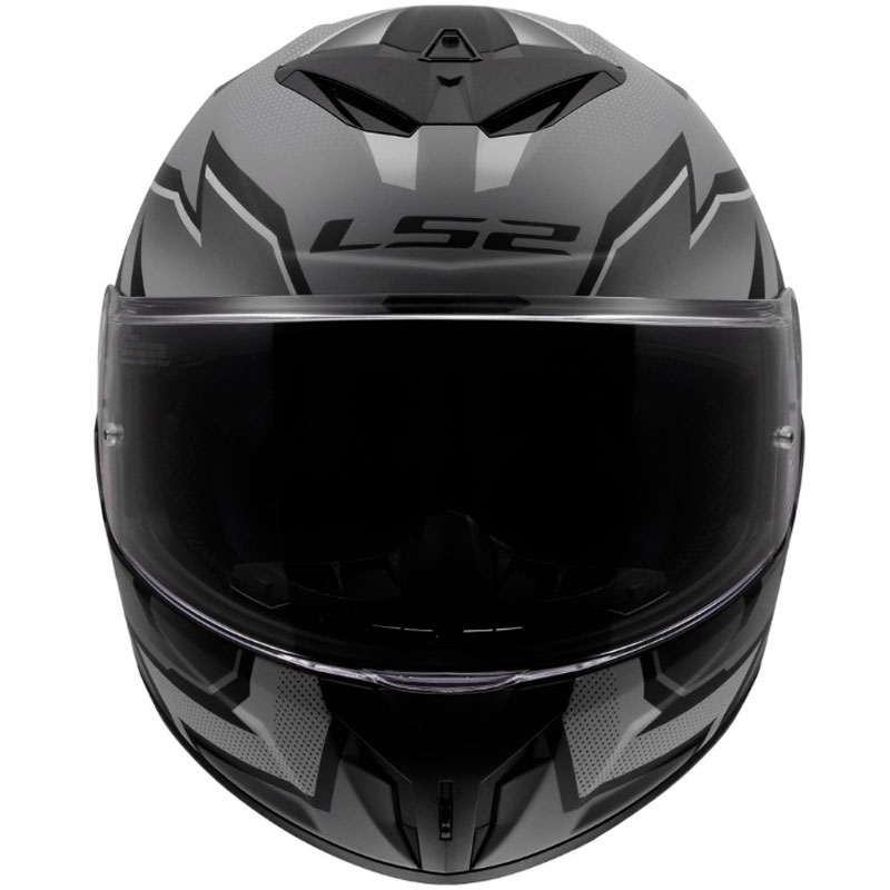 Casque intégral de moto LS2 FF820 Rapid III Xtrem noir-gris mat