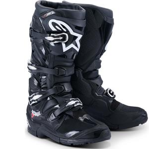 Bottes de moto Alpinestars Tech 7 Enduro Drystar noires