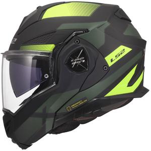 Casque de moto modulable LS2 FF901 Advant X Nova jaune fluo mat-noir