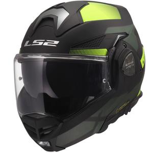 Casque de moto modulable LS2 FF901 Advant X Nova jaune fluo mat-noir