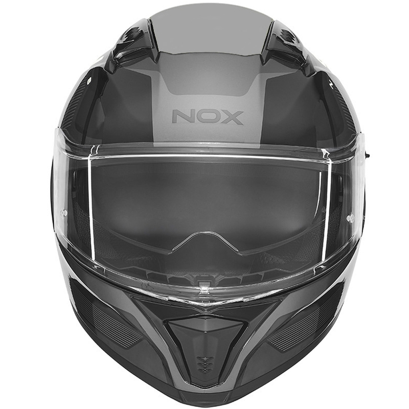Casque intégral de moto NOX N402 Mentor noir et blanc