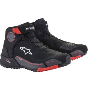 Bottes de moto Alpinestars CR-X Drystar Honda Collection noir-rouge-gris