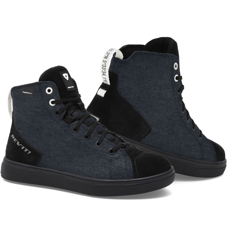 Bottes de moto Revit Delta H2O pour femmes, bleu foncé