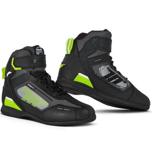 Bottes de moto SEVENTY DEGREES SD-BR2 Veloce noir-jaune fluo